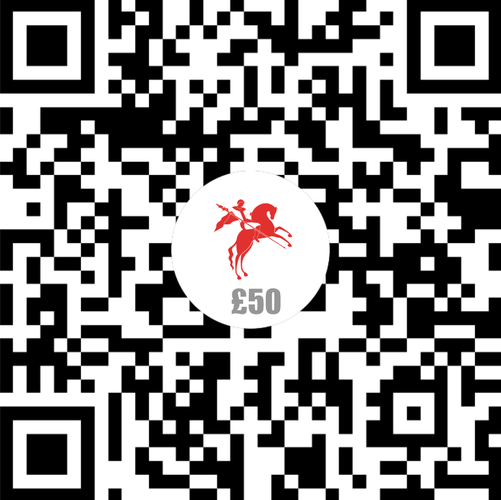 £50 one-off donation QR Code
